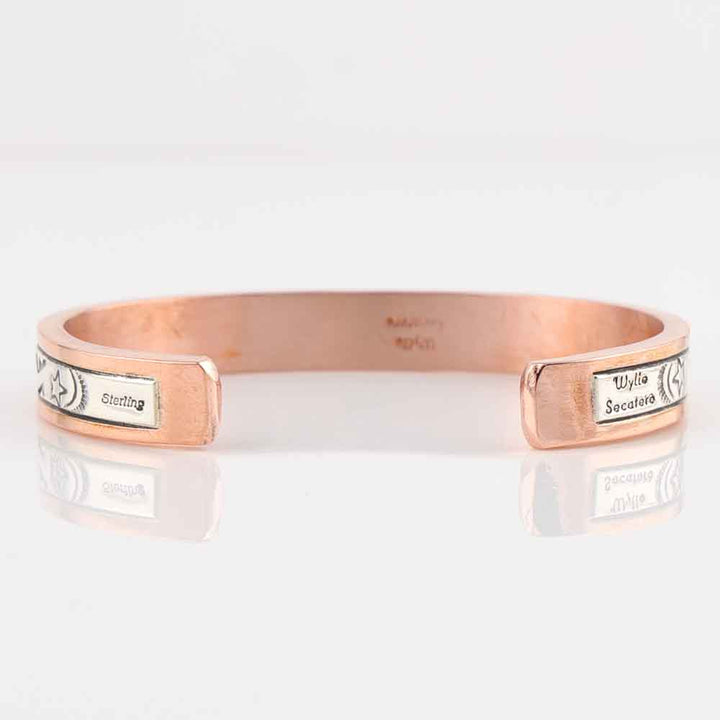 Silver on Copper Cuff