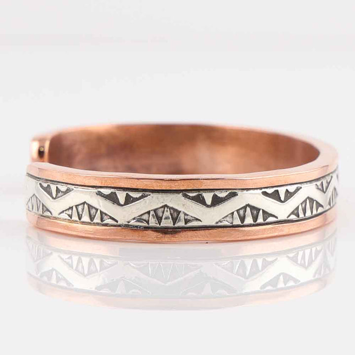 Silver on Copper Cuff