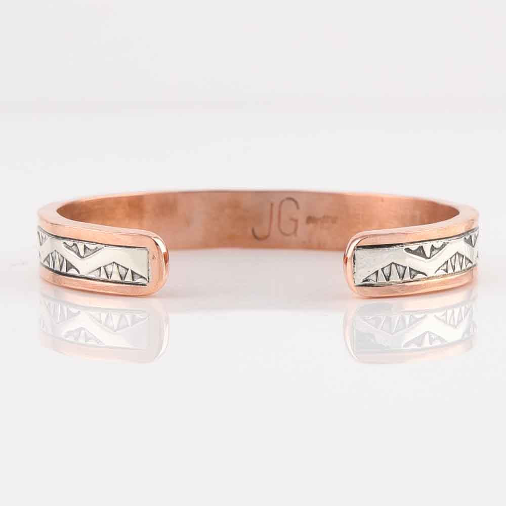 Silver on Copper Cuff