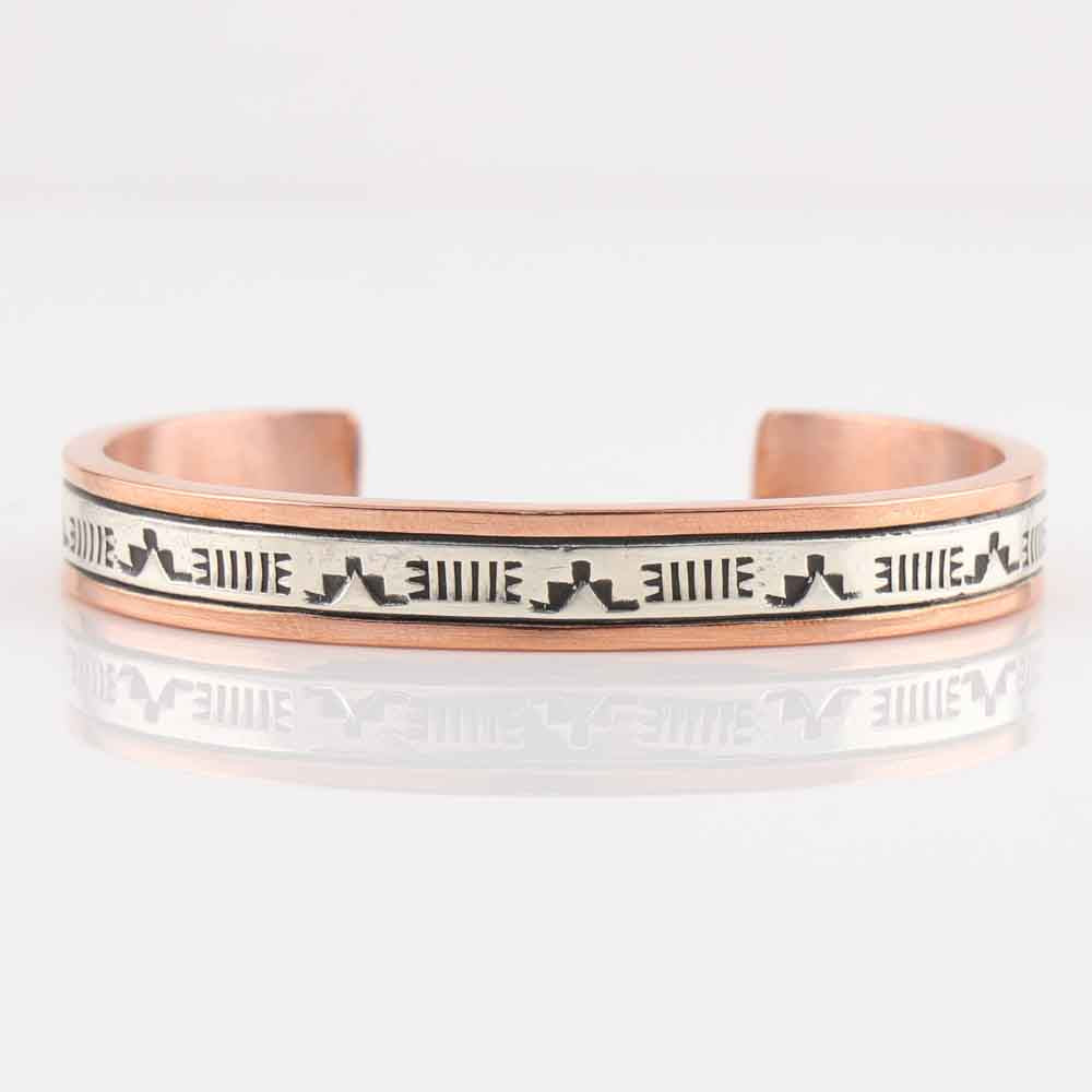 Silver on Copper Cuff