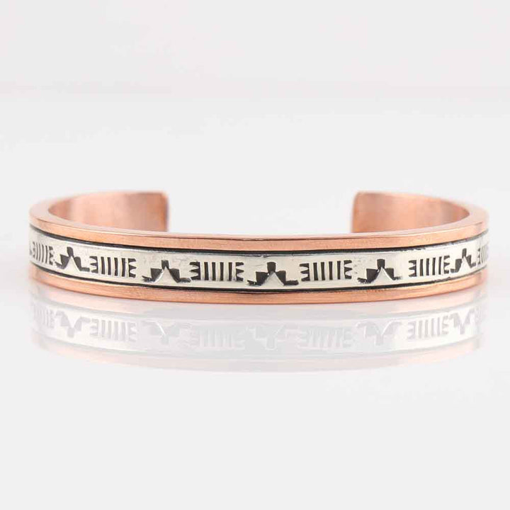 Silver on Copper Cuff