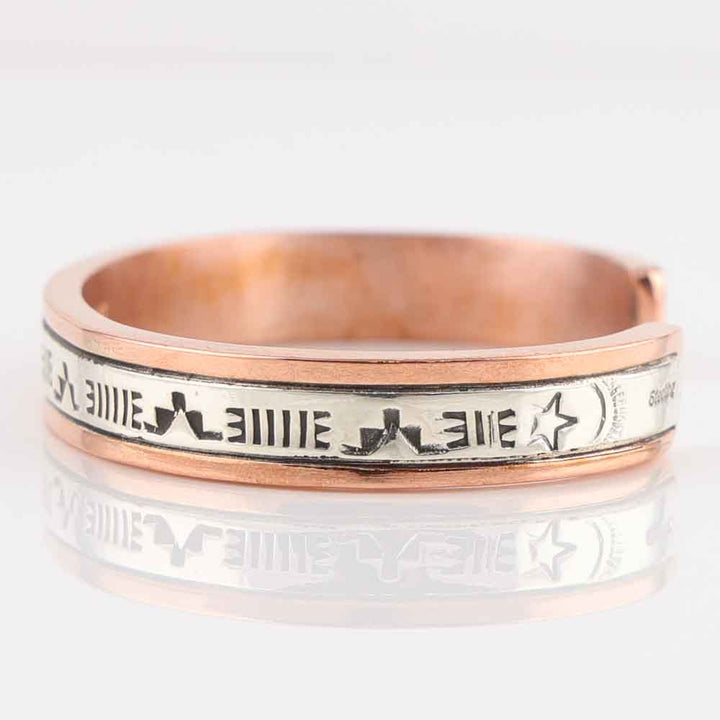 Silver on Copper Cuff