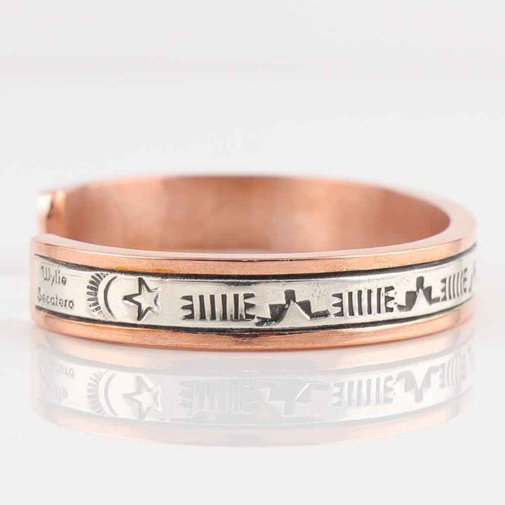 Silver on Copper Cuff