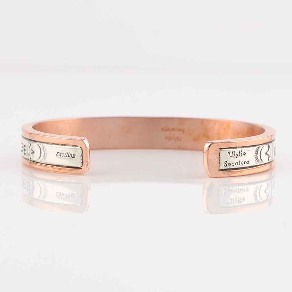 Silver on Copper Cuff