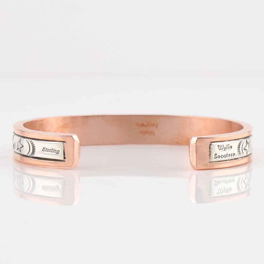 Silver on Copper Cuff
