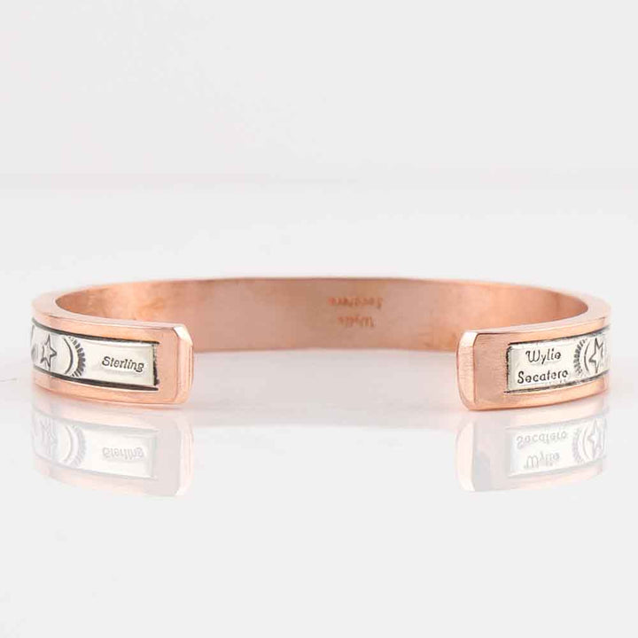 Silver on Copper Cuff