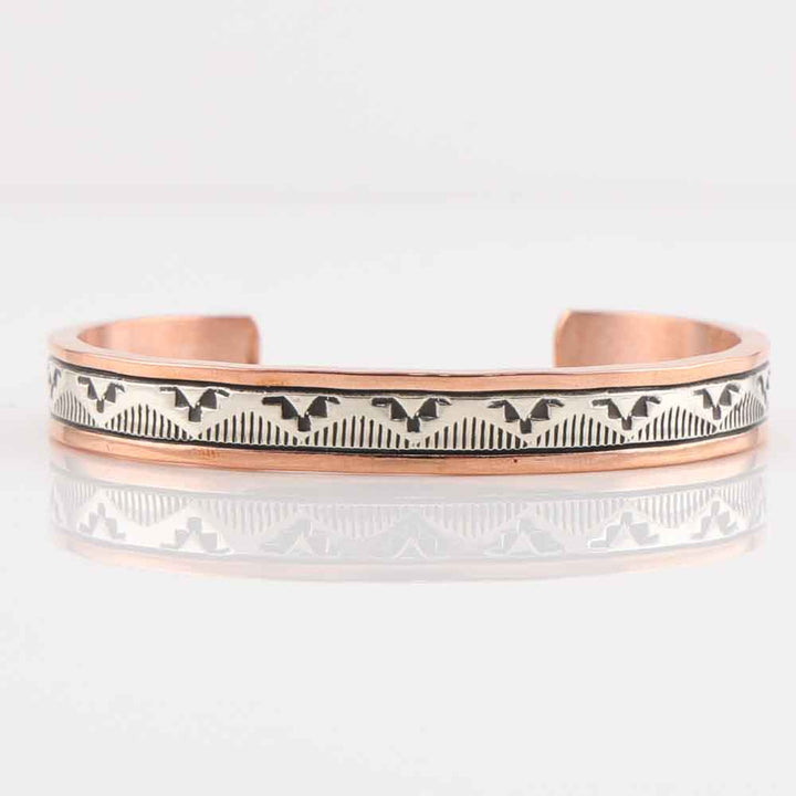 Silver on Copper Cuff
