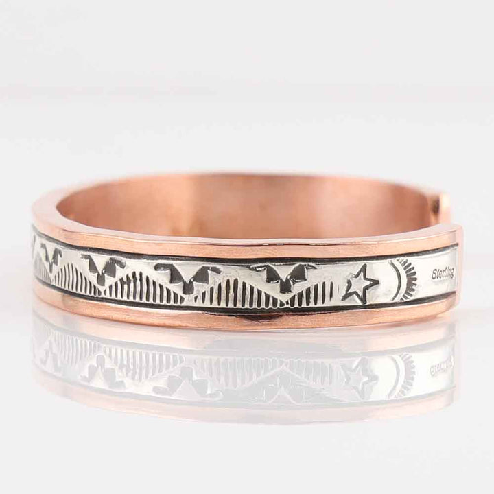 Silver on Copper Cuff
