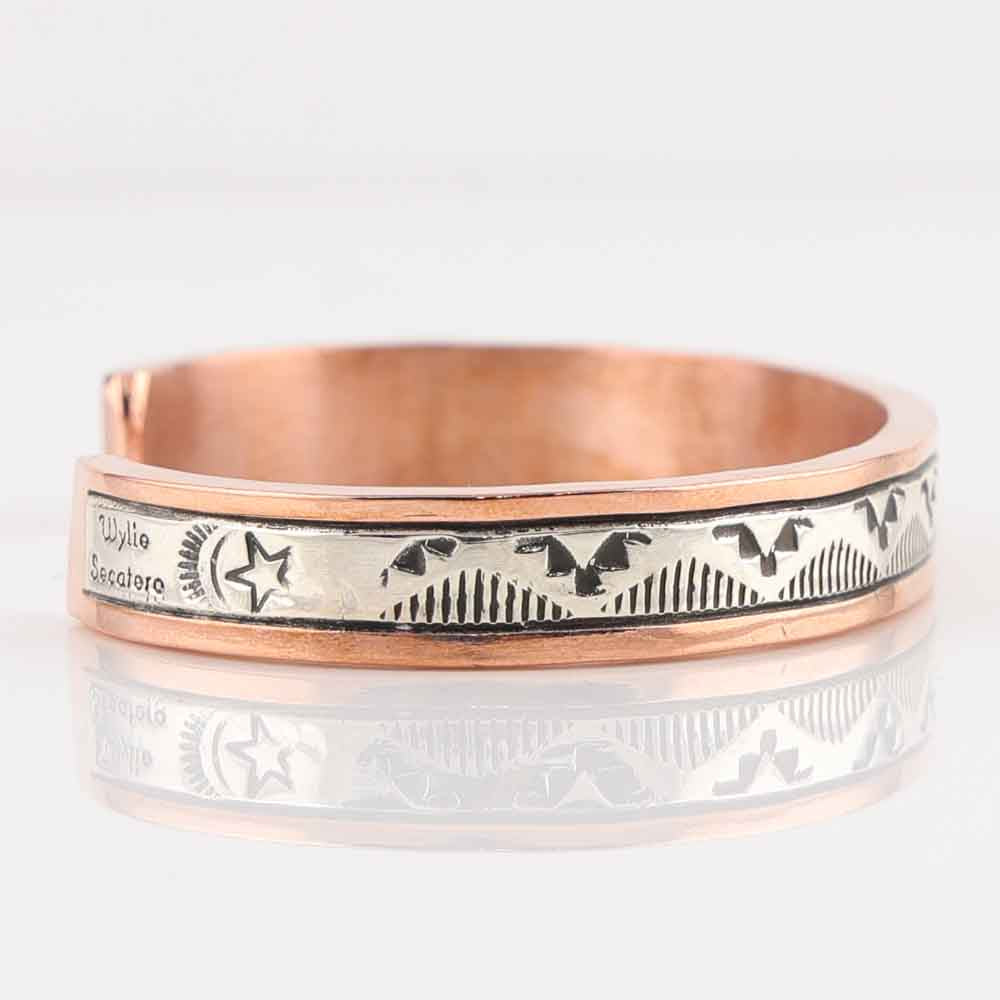 Silver on Copper Cuff