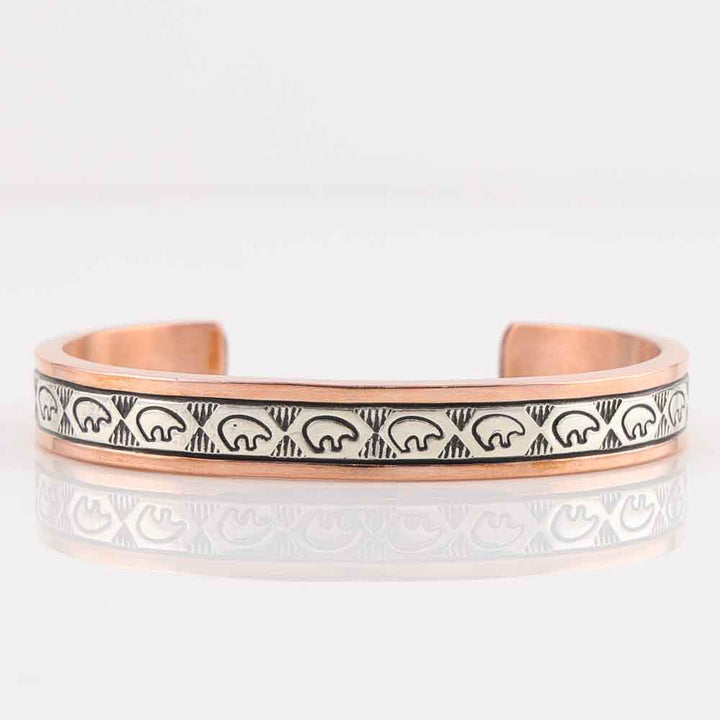 Silver on Copper Cuff