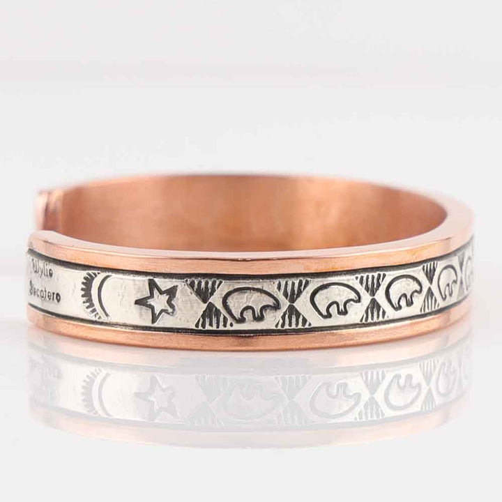 Silver on Copper Cuff