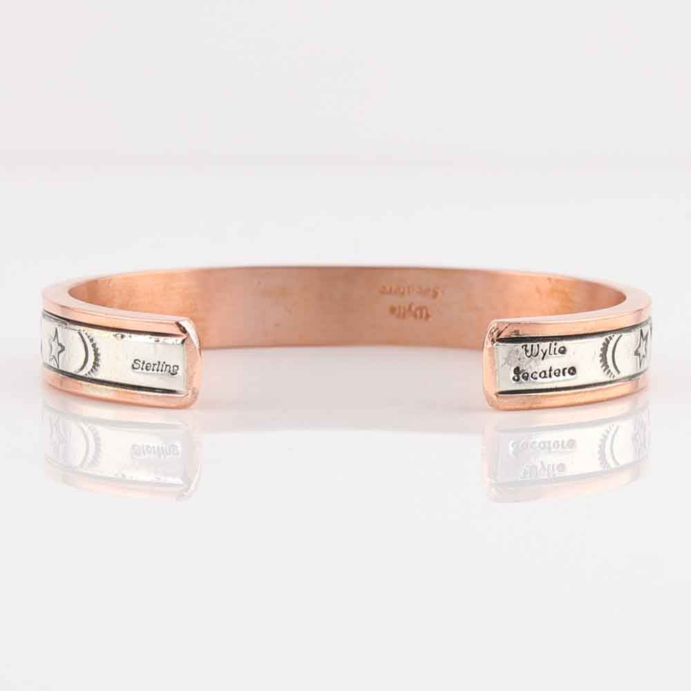 Silver on Copper Cuff