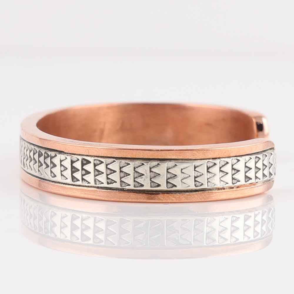 Silver on Copper Cuff
