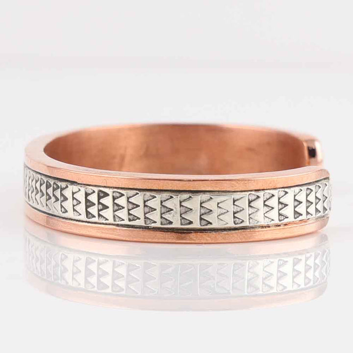 Silver on Copper Cuff