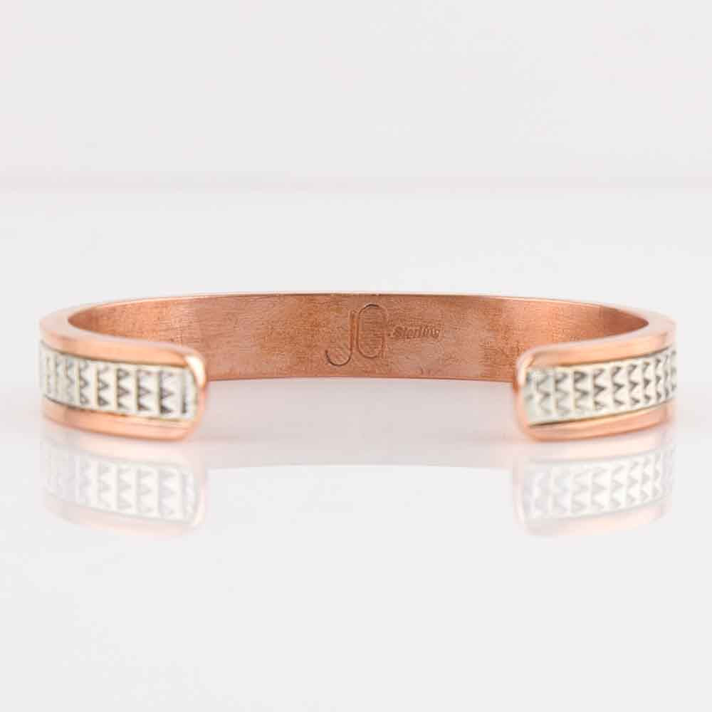 Silver on Copper Cuff