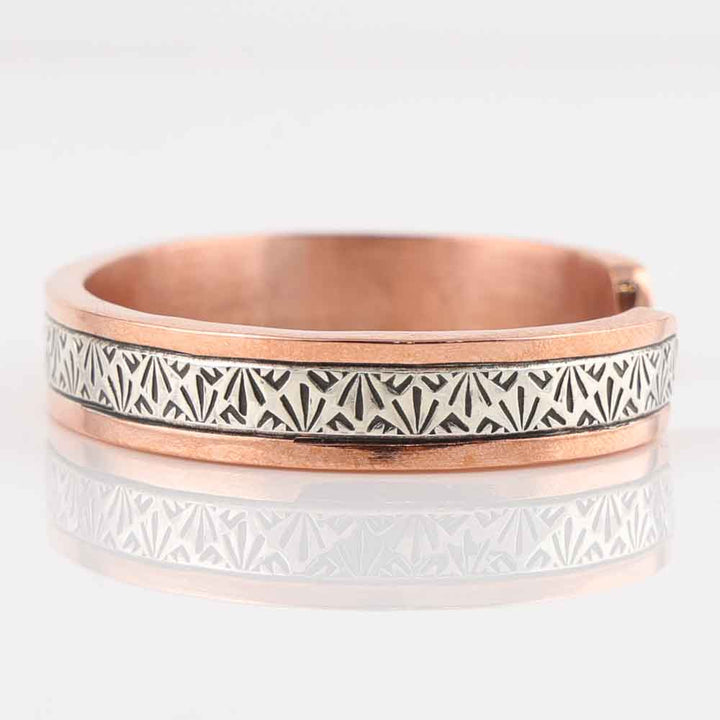 Silver on Copper Cuff