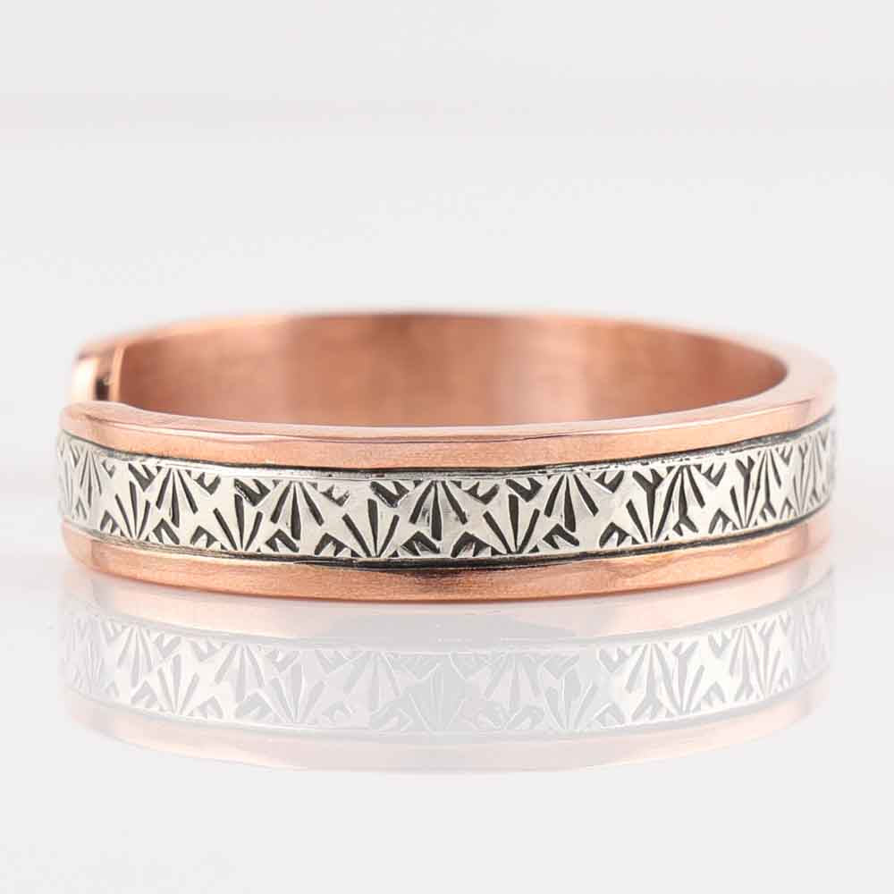 Silver on Copper Cuff