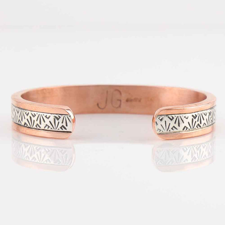 Silver on Copper Cuff