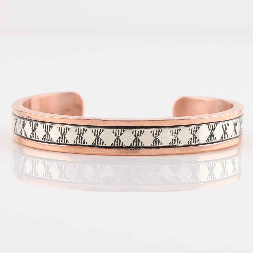Silver on Copper Cuff