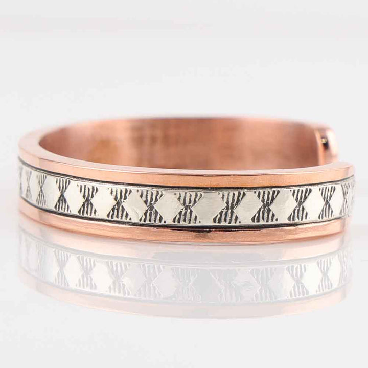 Silver on Copper Cuff