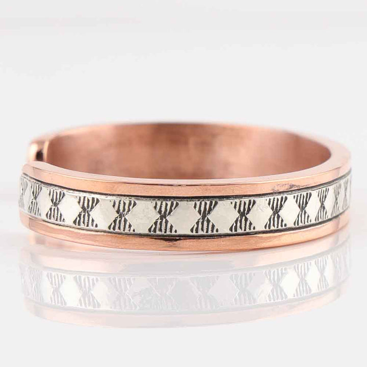 Silver on Copper Cuff