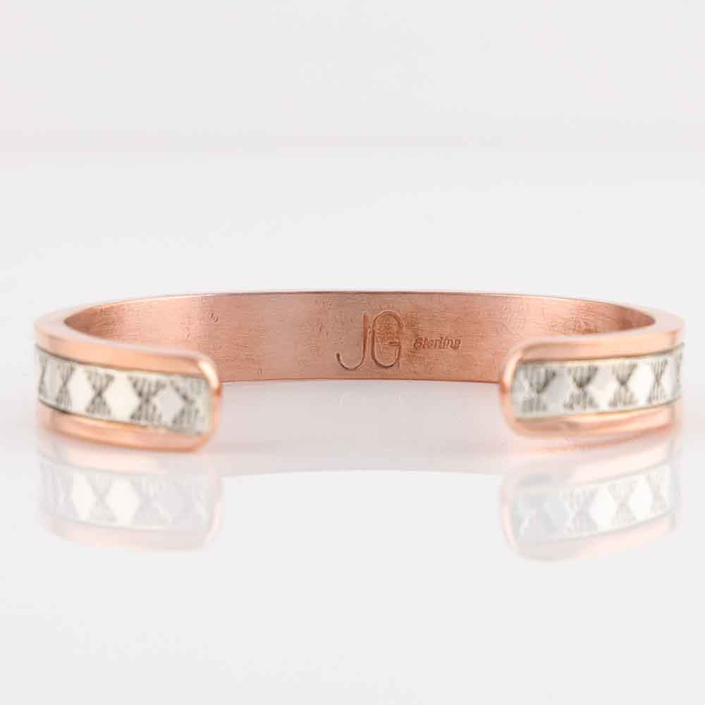 Silver on Copper Cuff