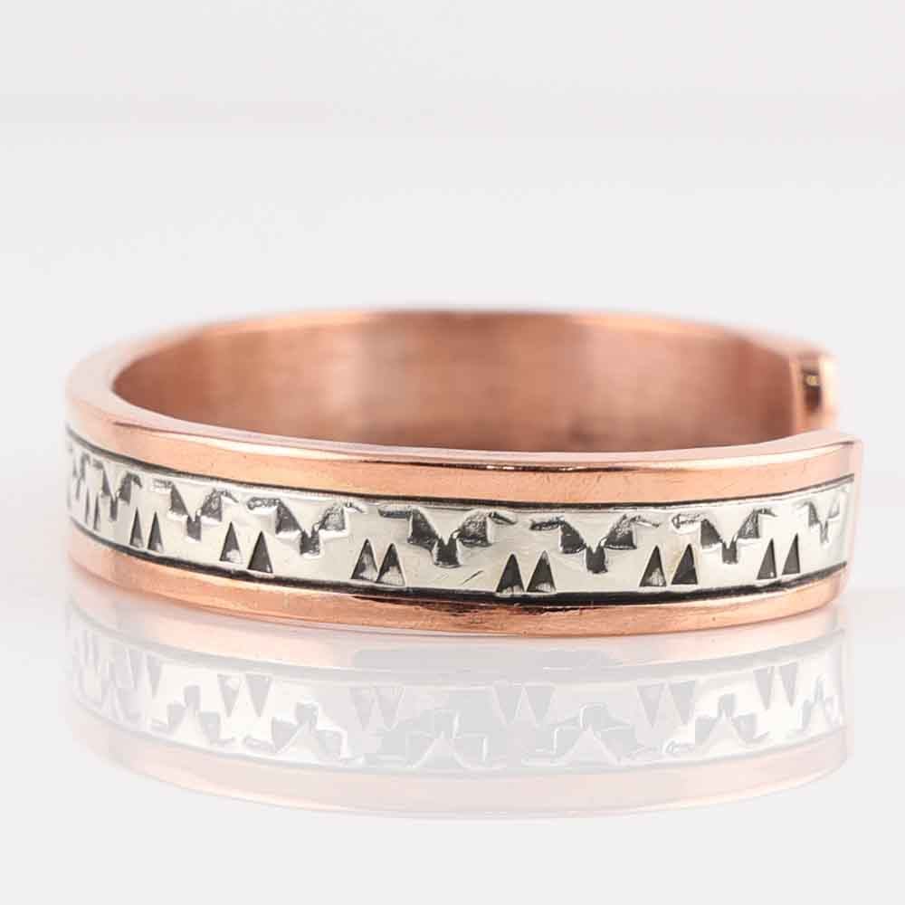 Silver on Copper Cuff