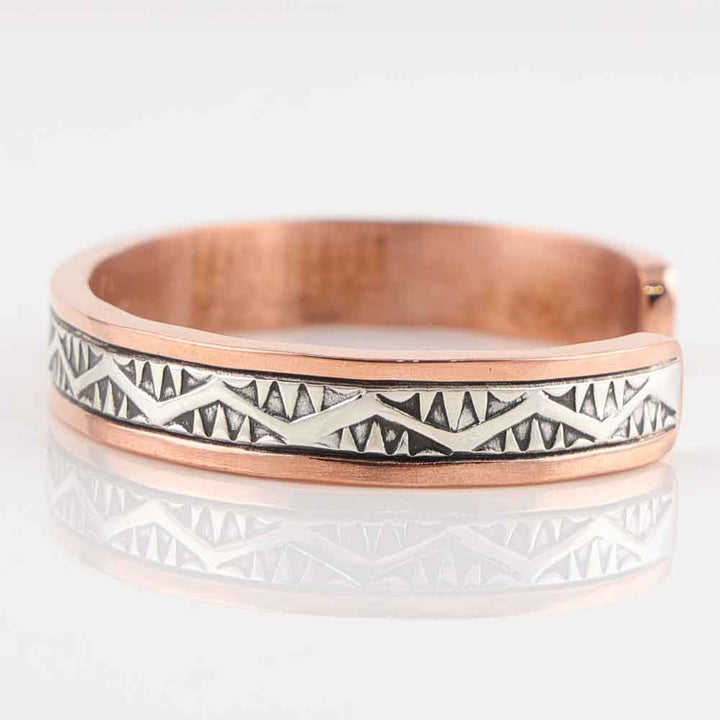 Silver on Copper Cuff