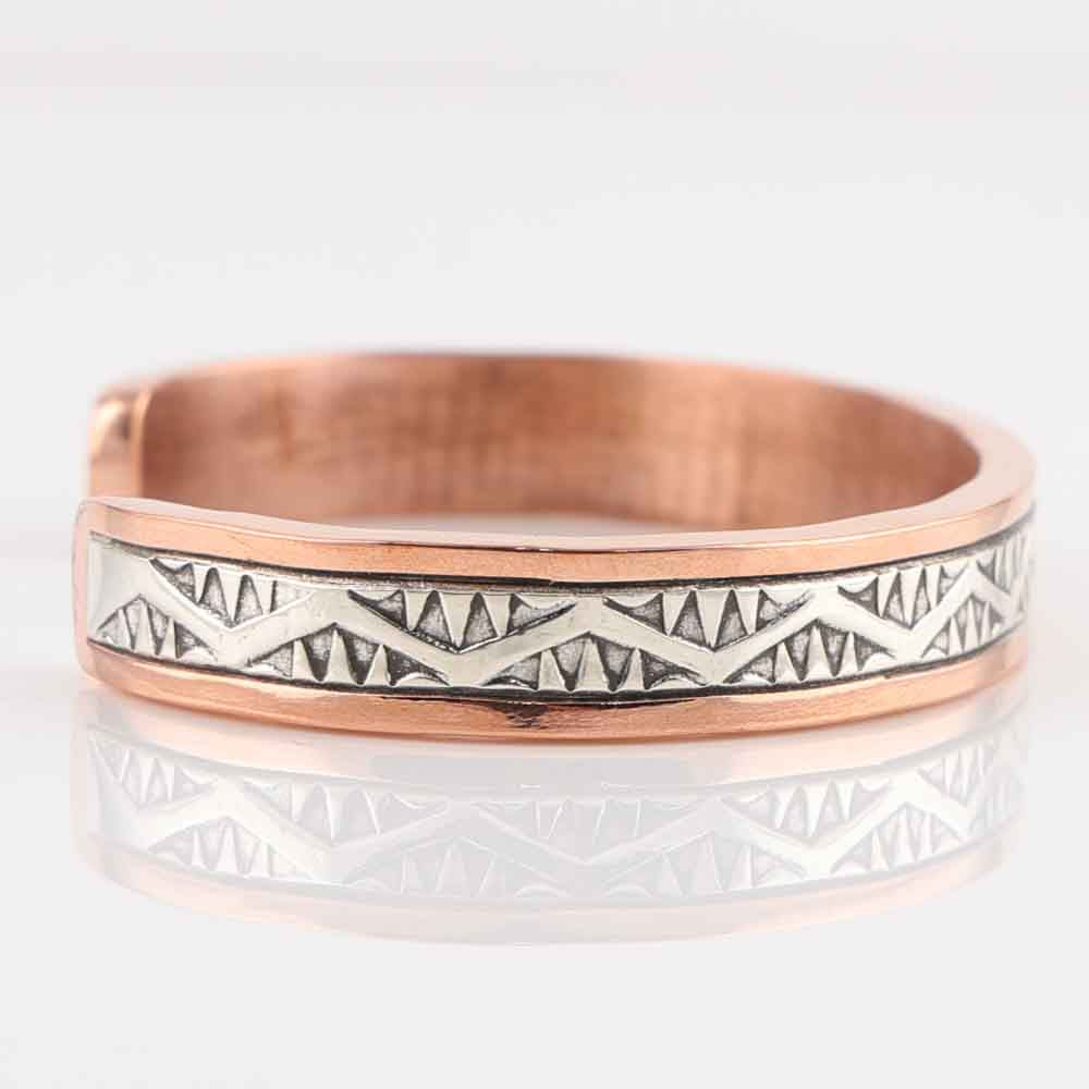 Silver on Copper Cuff