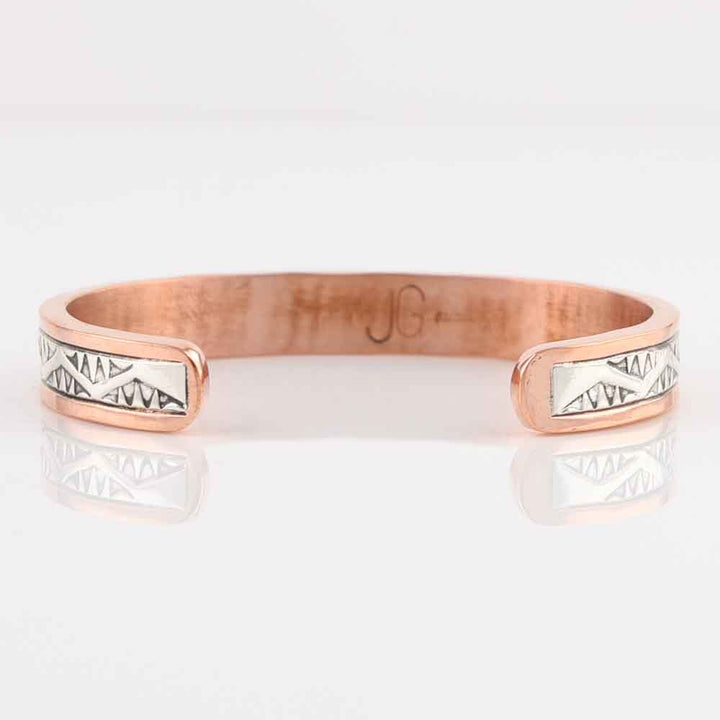 Silver on Copper Cuff
