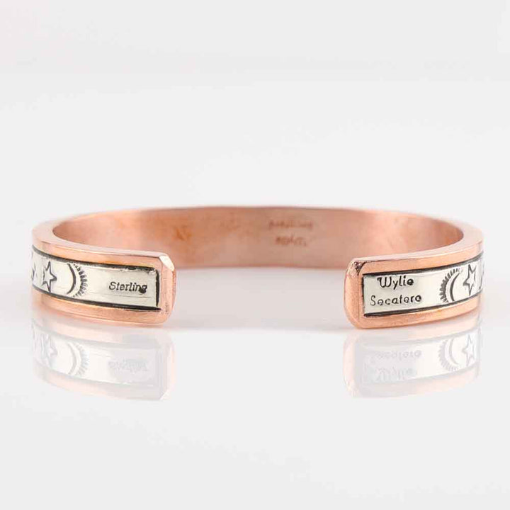 Silver on Copper Cuff