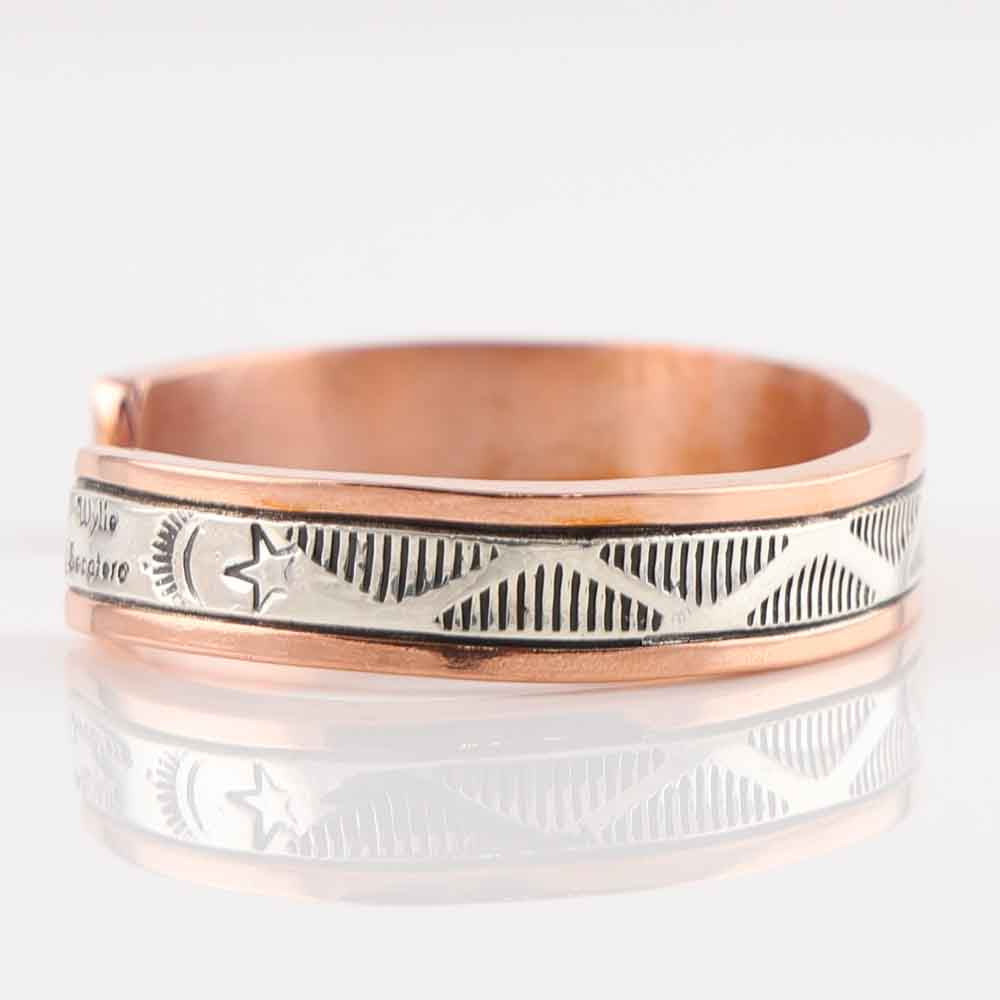 Silver on Copper Cuff