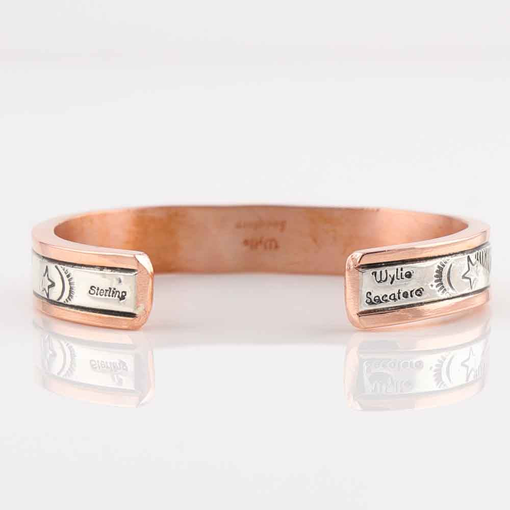 Silver on Copper Cuff