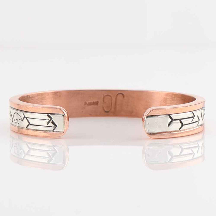 Silver on Copper Cuff
