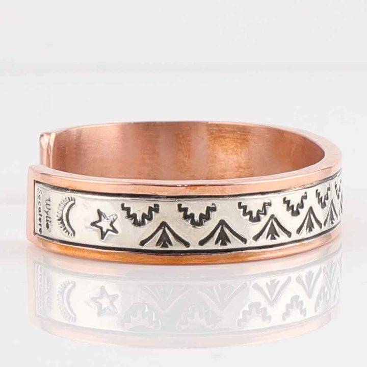 Silver on Copper Cuff