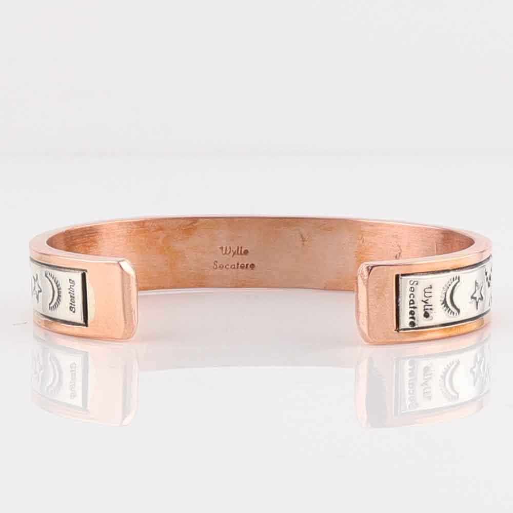 Silver on Copper Cuff