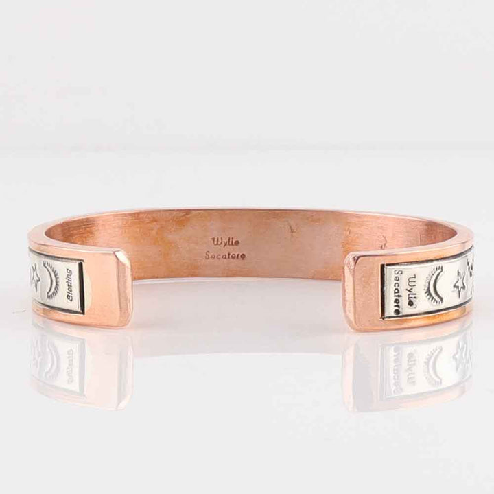 Silver on Copper Cuff