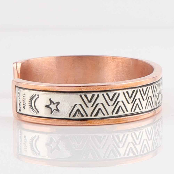 Silver on Copper Cuff
