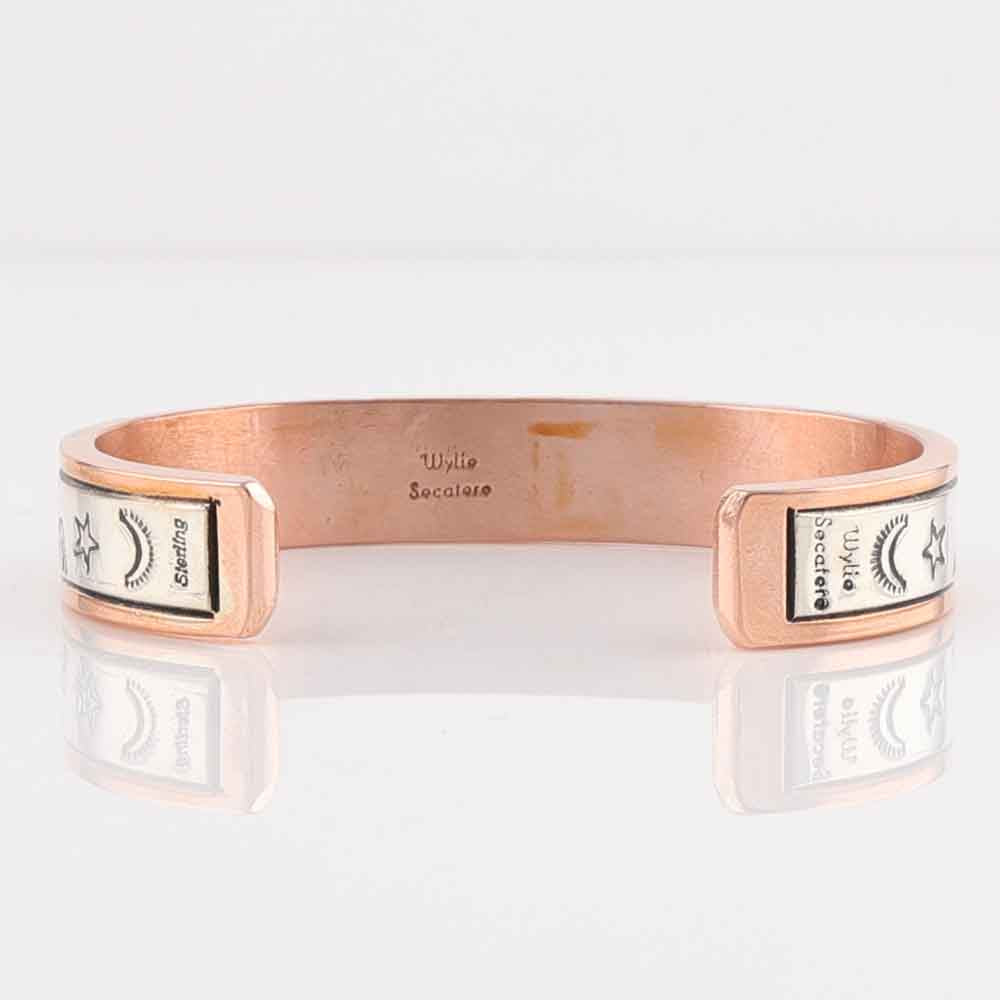 Silver on Copper Cuff
