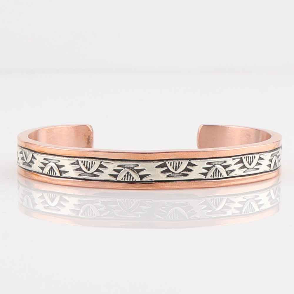Silver on Copper Cuff