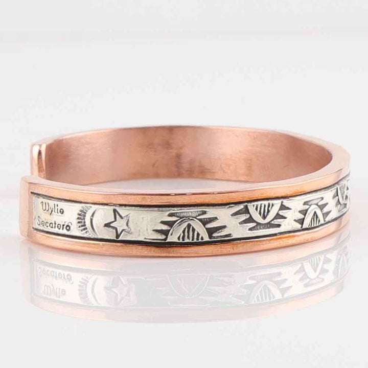 Silver on Copper Cuff