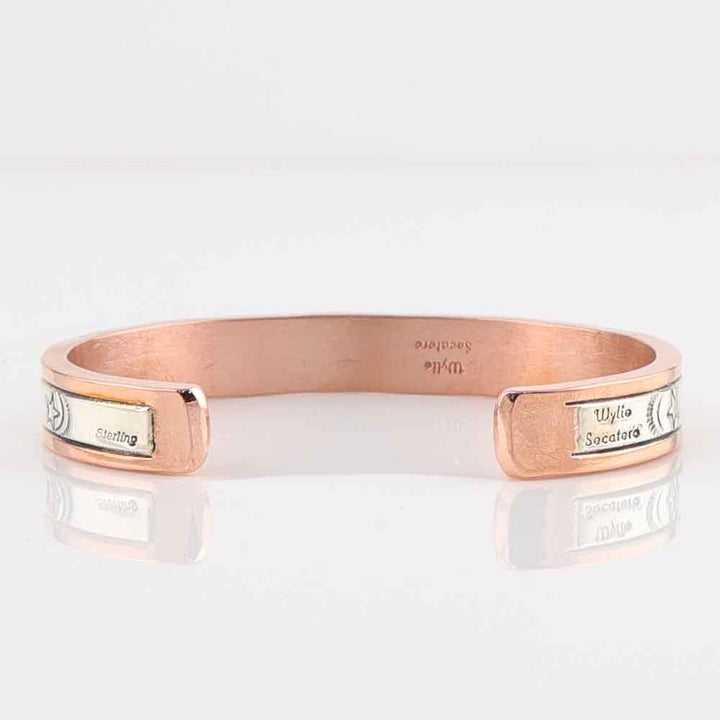 Silver on Copper Cuff