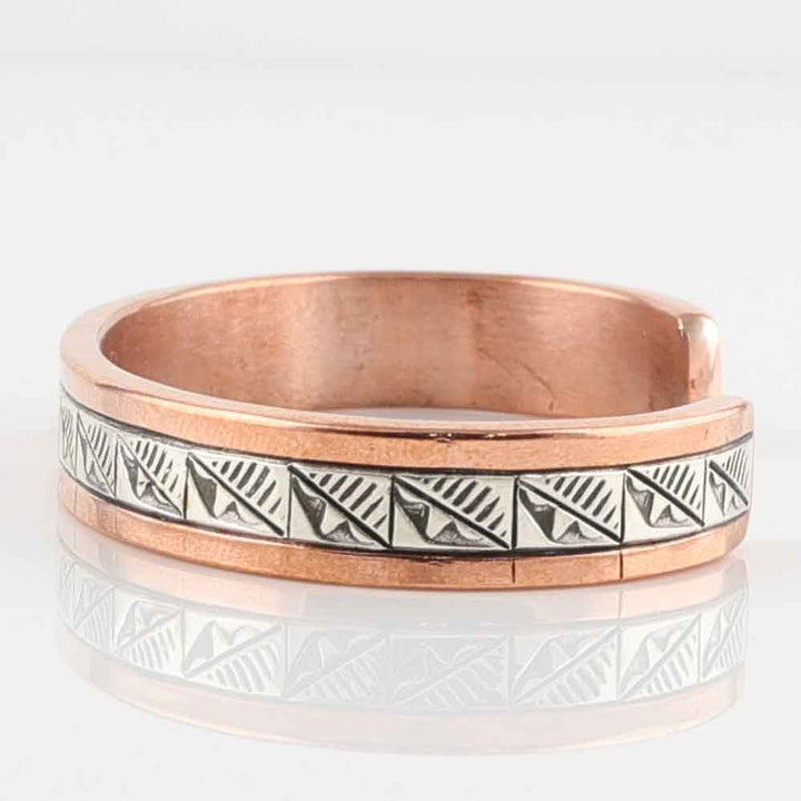 Silver on Copper Cuff
