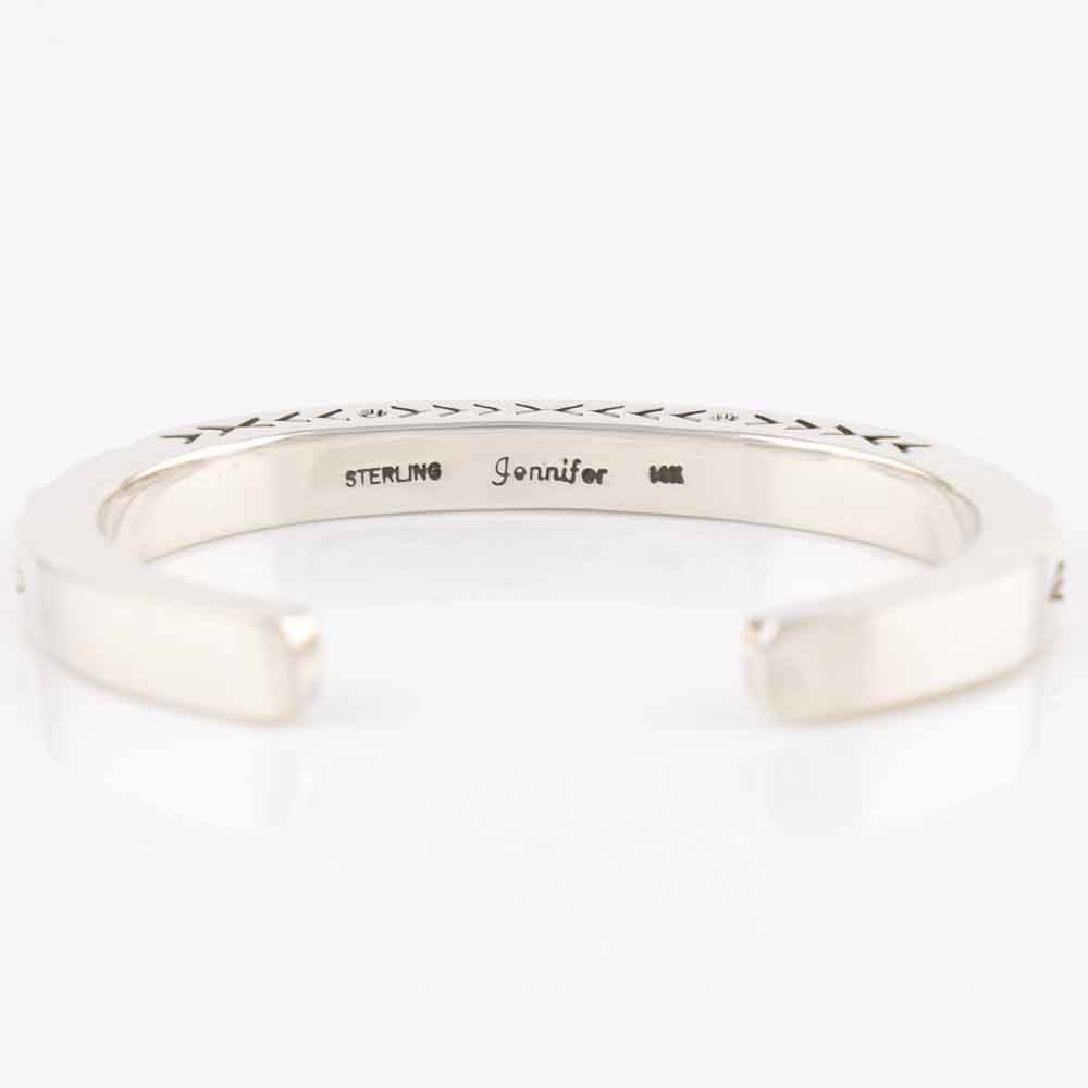 Gold on Silver Cuff