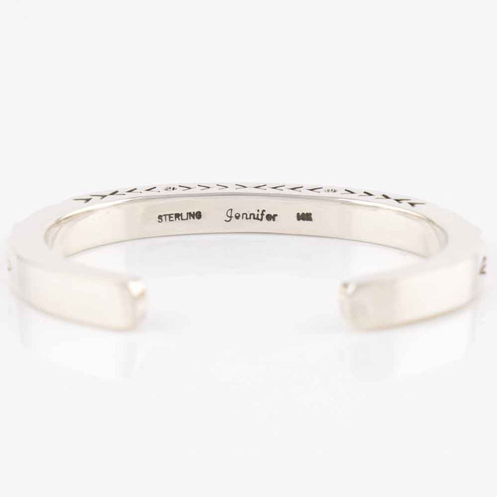 Gold on Silver Cuff