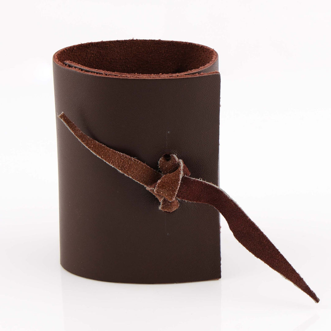 Kingman Turquoise Leather Cuff