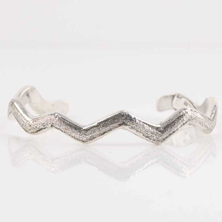 Silver Lightning Cuff