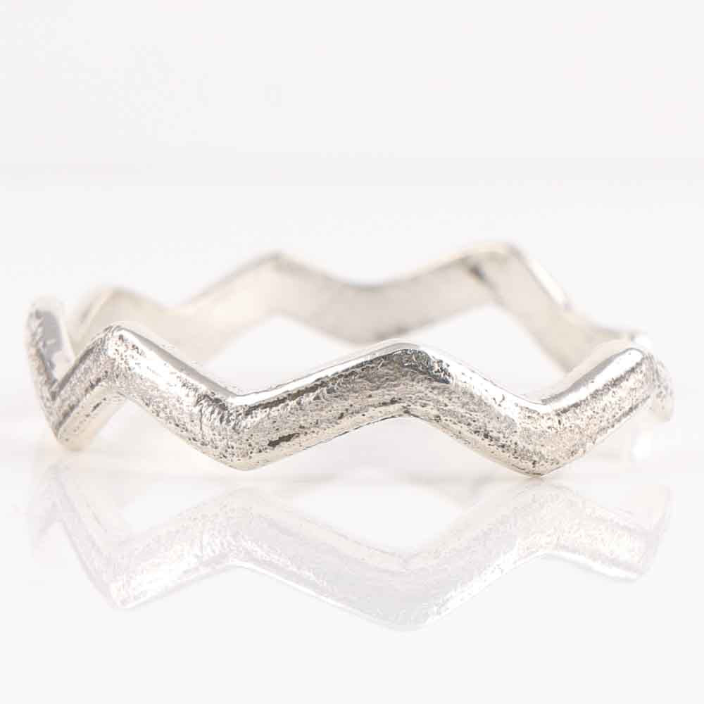 Silver Lightning Cuff