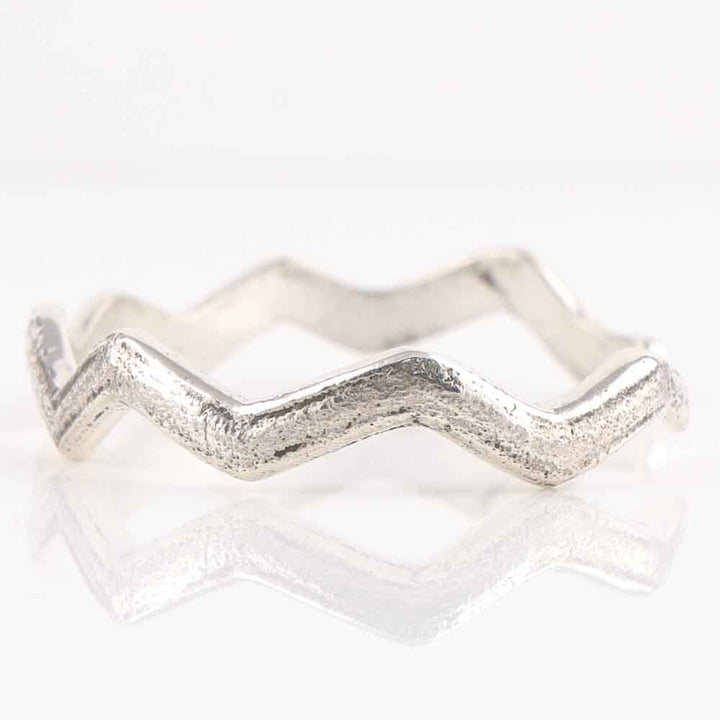 Silver Lightning Cuff
