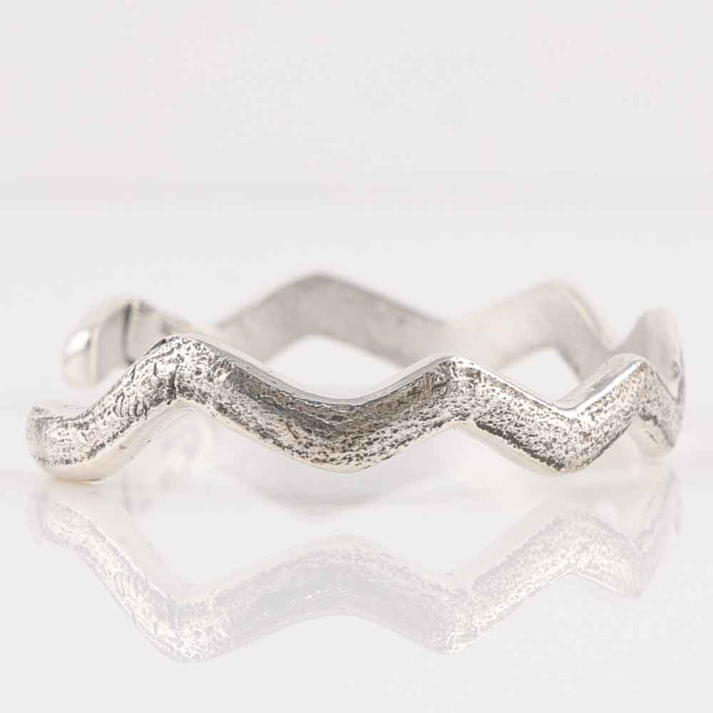 Silver Lightning Cuff